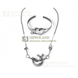 ZESTAW (NASZYJNIK + BRANSOLETKA) - MOTYW HUFNAL W PODKOWIE