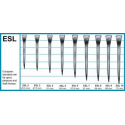 PODKOWIAKI MUSTAD ESL-4 - opakowanie 250 szt.