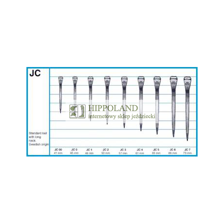 PODKOWIAKI MUSTAD JC 00 - opakowanie 250 szt.
