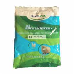 BIOTIDERM - biotyna dla mięsożernych zwierząt futerkowych i drobiu - opakowanie 1kg