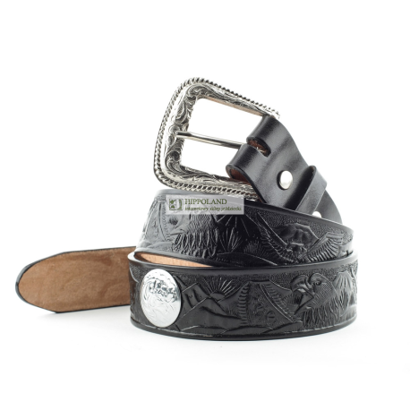 PASEK SKÓRZANY STARS & STRIPES WG-04