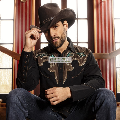 KOSZULA KOWBOJSKA STARS&STRIPES ALARIC -MĘSKA